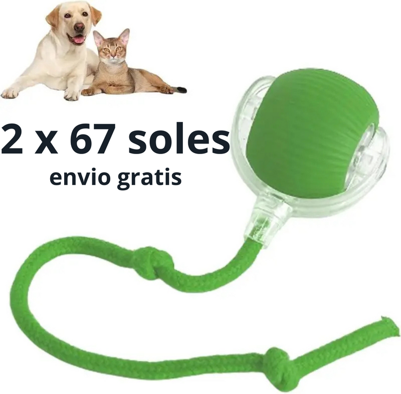 2 Pelotas interactivas de mascota (perro o gato)